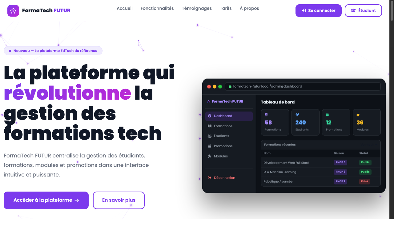 Formatech plateforme LMS